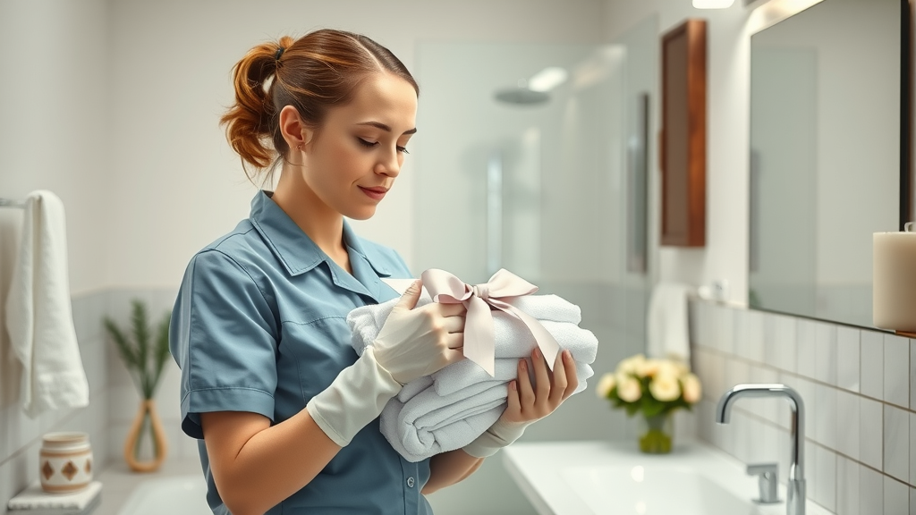 House cleaning services add special touches with attentive, caring professionals.