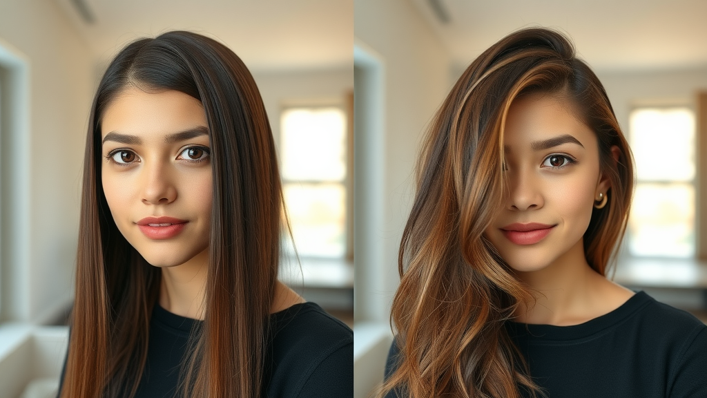 Monat hair transformation before and after using products